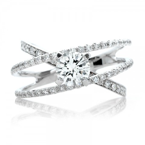 diamond engagement ring 14kt white gold diamond engagement ring the ...