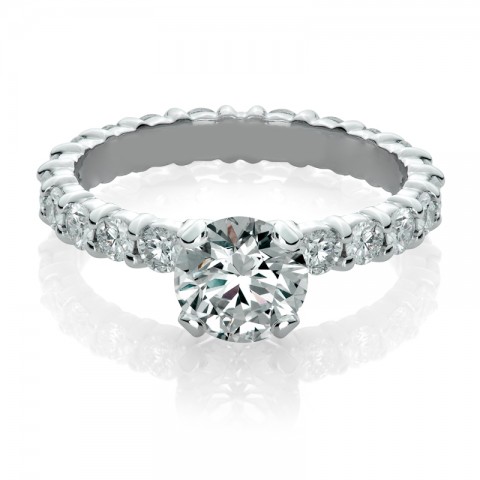 Diamond eternity wedding ring