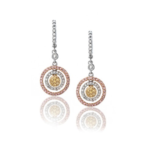Pink Diamond Earrings jea3634wpy