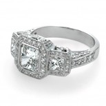 Radiant Diamond Ring 171-10043 (2)