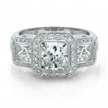 Radiant Diamond Ring 171-10043 (3)