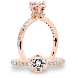 Rose Gold Engagement Rings Raleigh