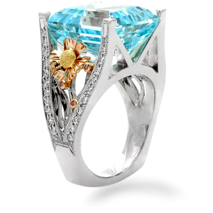 Roseeood Aquamarine Ring-1