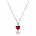 Ruby Heart Pendant