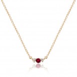 Ruby and Diamond Necklace