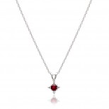 Ruby and Diamond Pendant
