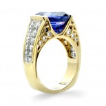 Tanzanite and Diamond Ring 211-10066b