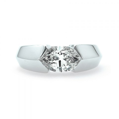 the alexandra engagement ring a sleek and modern engagement ring ...