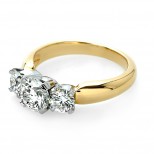 Three Stone Diamond Ring