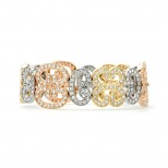 Tri-Tone Diamond Bracelet