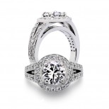 Split Shank Engagement Ring