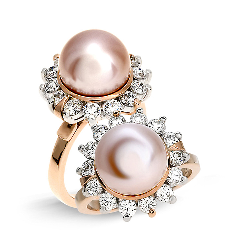 DV Jewels Simple Pearl Gemstone  Ring