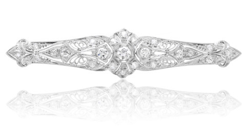 Platinum Bar Pin