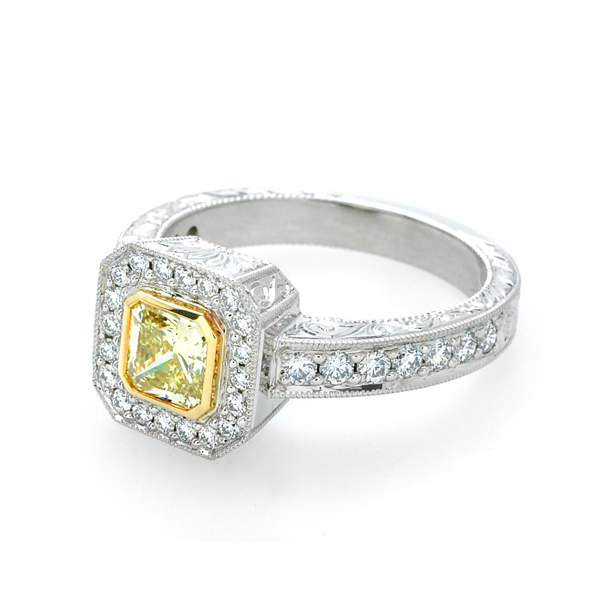 The Ester Yellow Diamond Ring | JM Edwards Jewelry