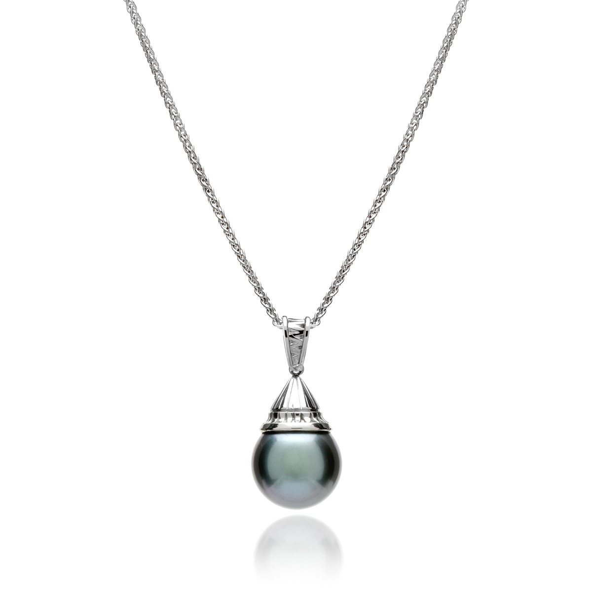 Tahitian Black Pearl Pendant | JM Edwards Jewelry